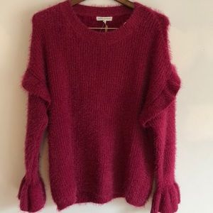 Woven Heart Cozy Sweater NWT Sz L